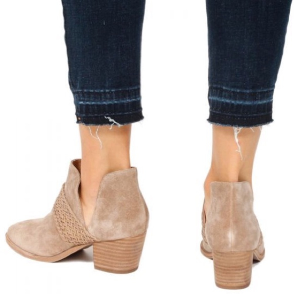 Elaine Turner Suede Leather Ankle Boots 9.5 - Picture 8 of 8